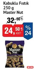 MASTER NUT KABUKLU FISTIK 250 G